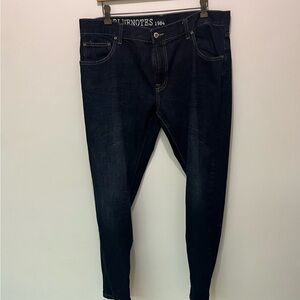 2/$20 / Men's Deep Indigo Skinny Jeans - 36 Waist / Bluenotes